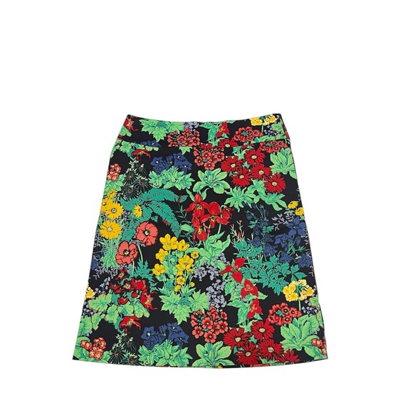 Talbots Vibrant Floral Mini Skirt - Multicolor - Picture 1 of 4